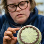 Victoria Claire Dawes in her studio 2018